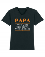 PAPA Tricou mânecă scurtă guler V Bărbat Presenter