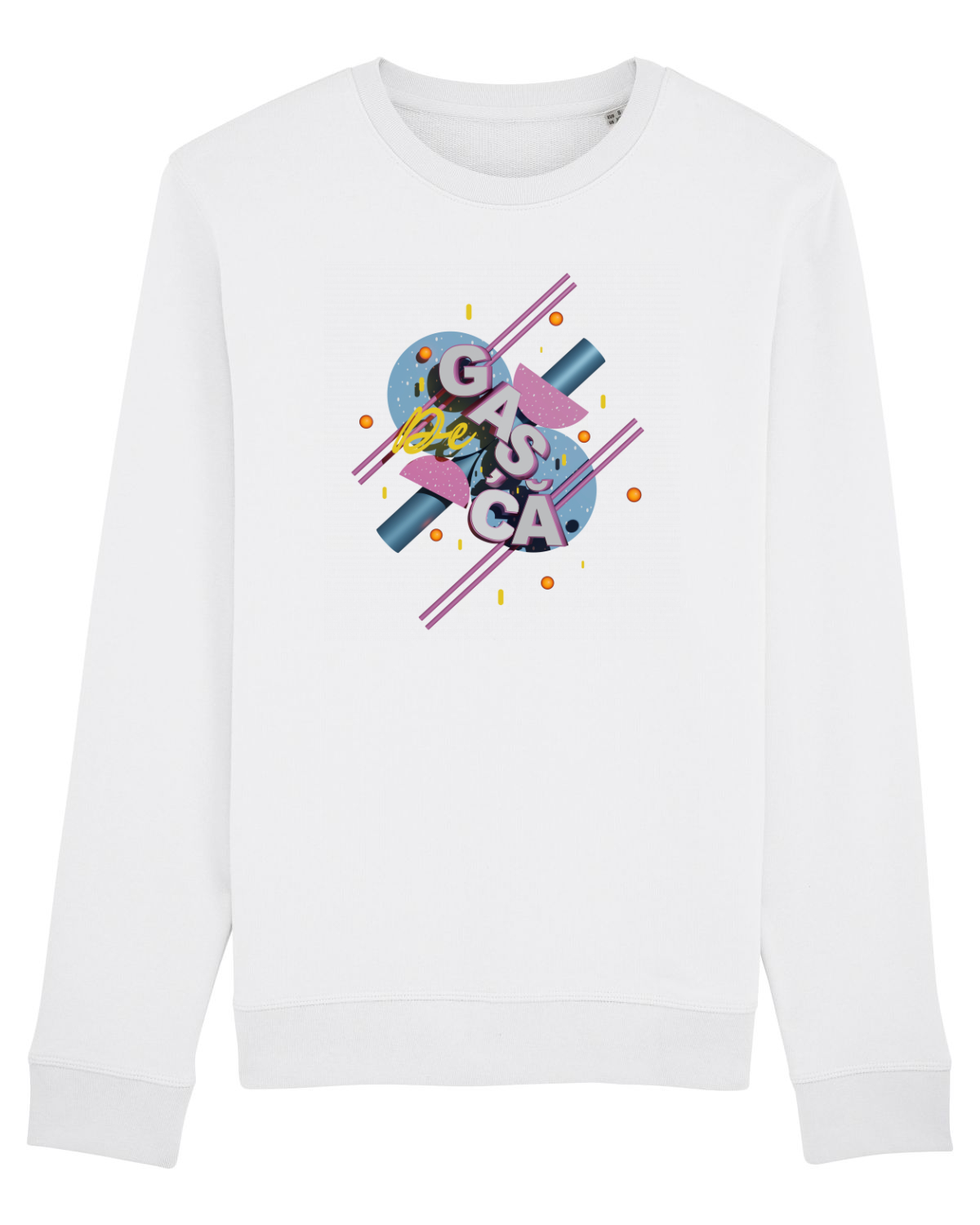 Bluză mânecă lungă Unisex Rise White