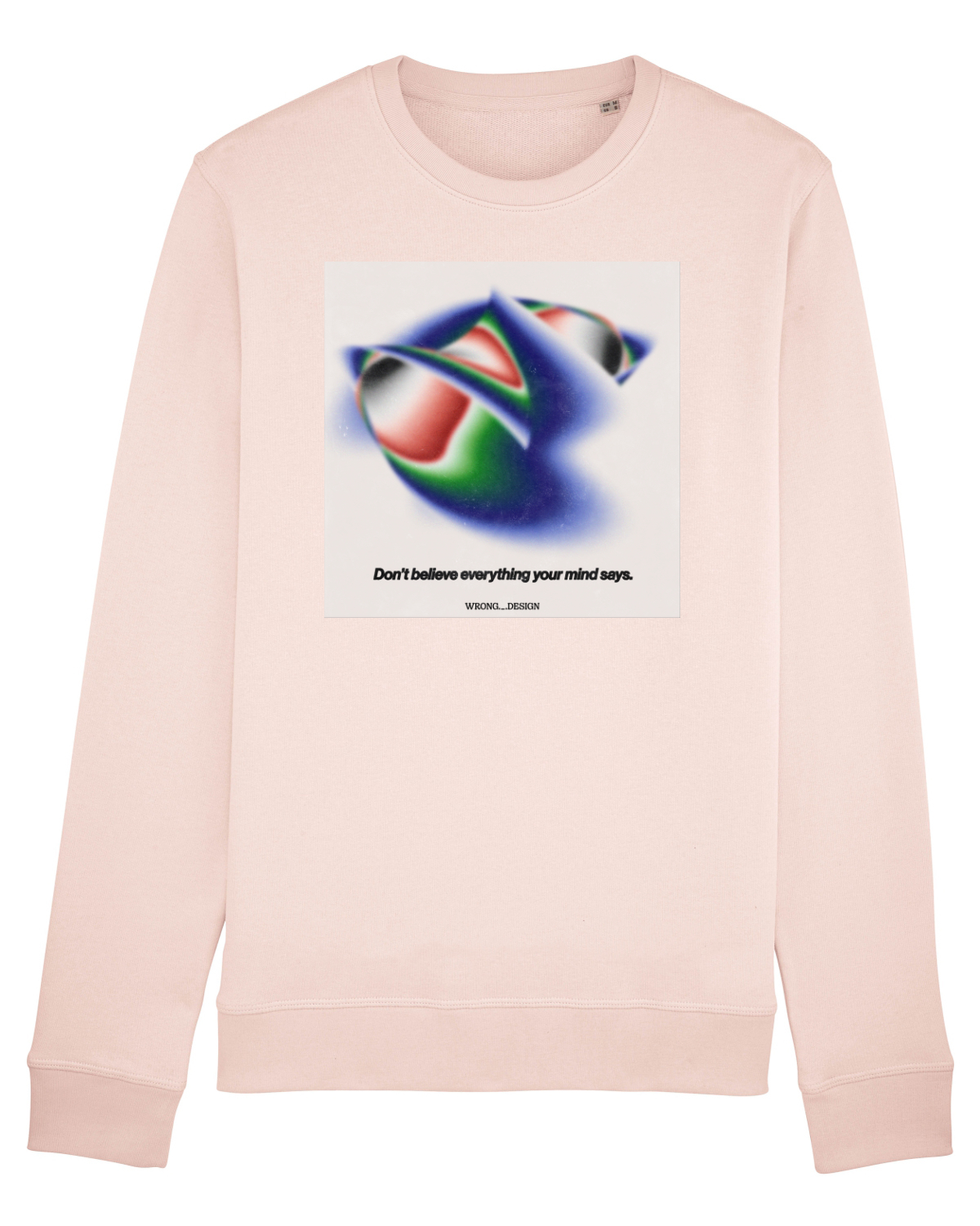 Bluză mânecă lungă Unisex Rise Candy Pink
