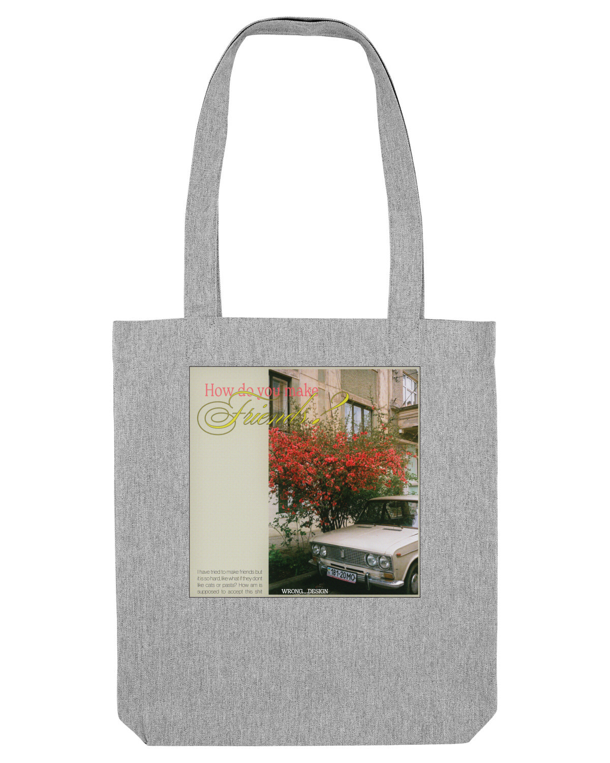 Sacoșă textilă Heather Grey
