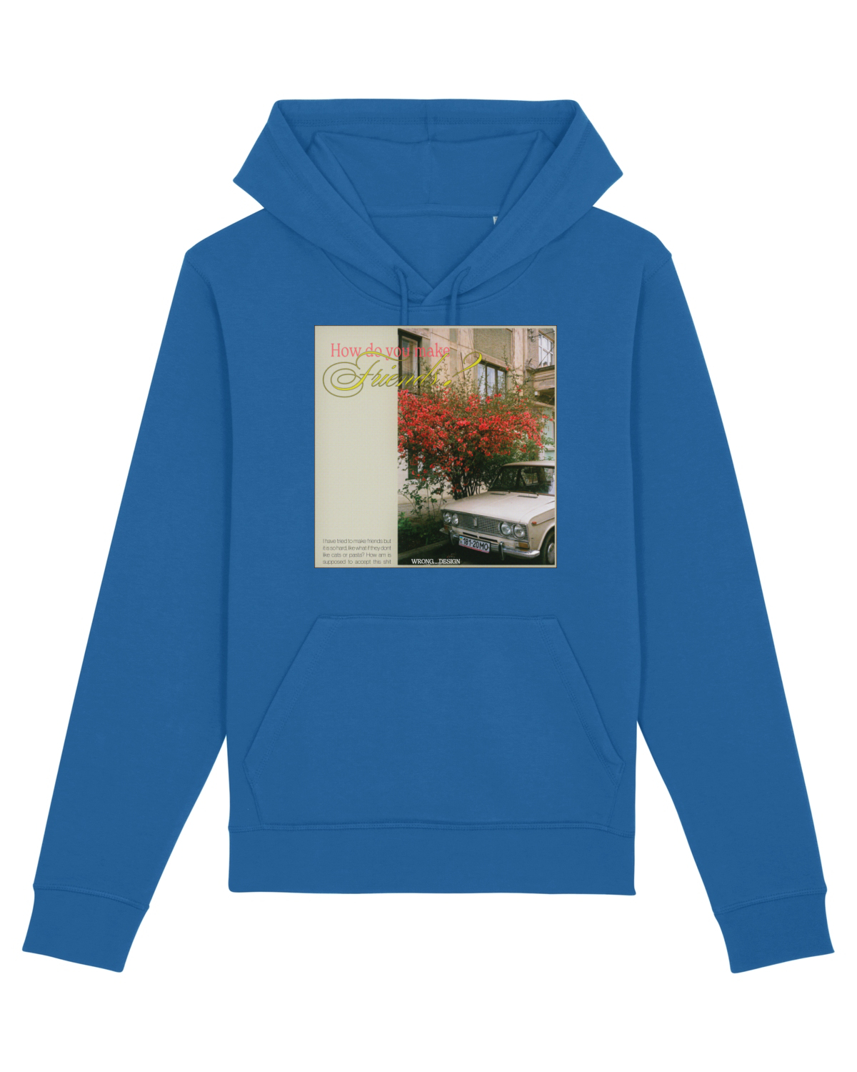 Hanorac Unisex Drummer Royal Blue