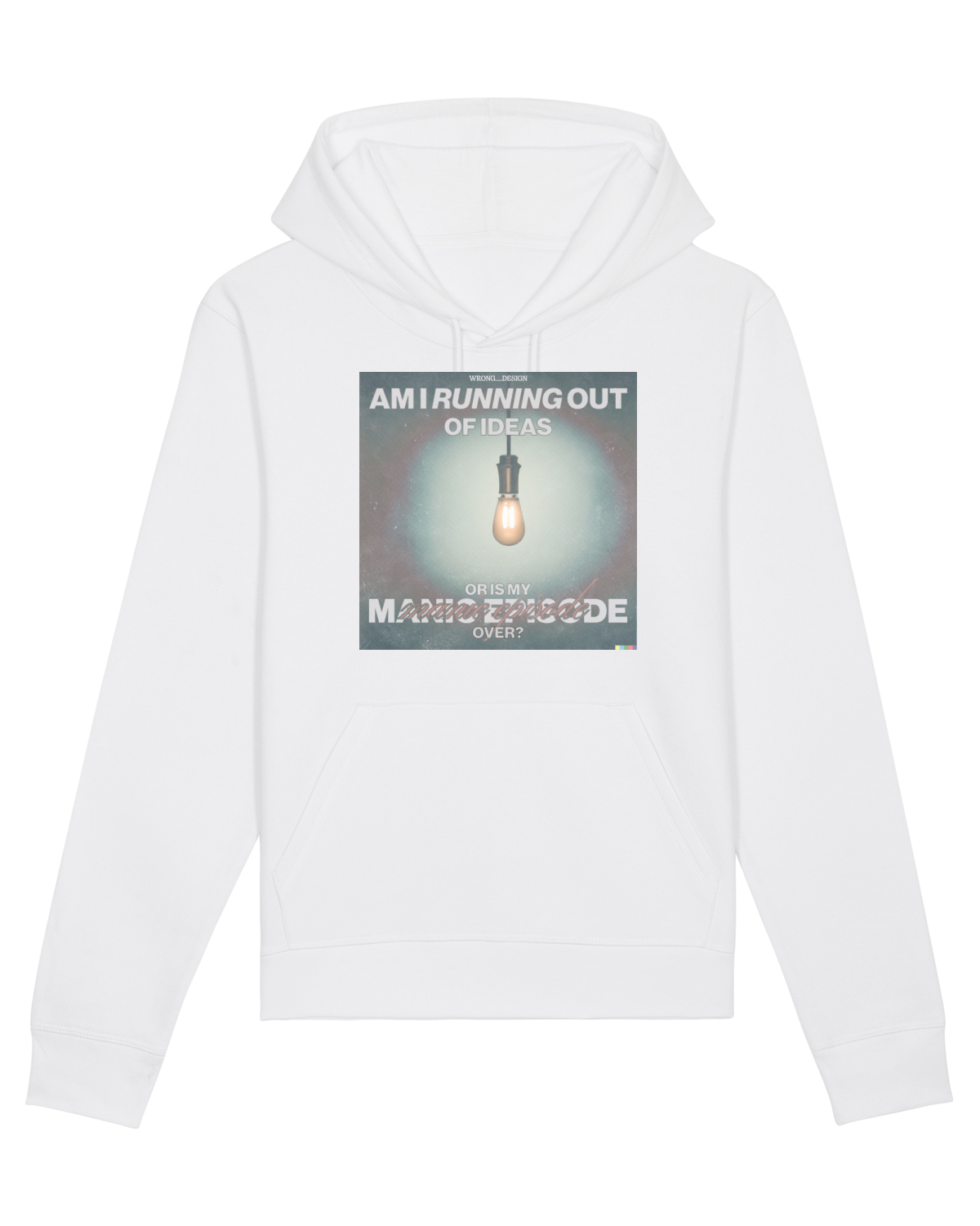 Hanorac Unisex Drummer White