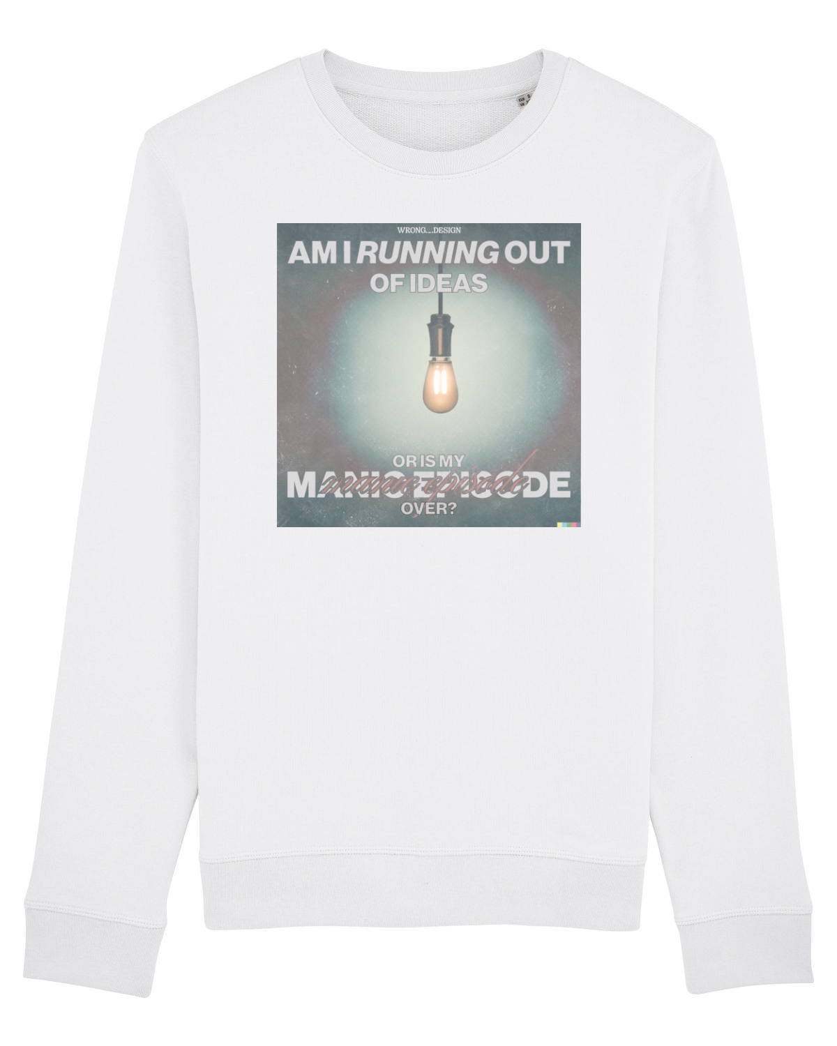 Bluză mânecă lungă Unisex Rise White