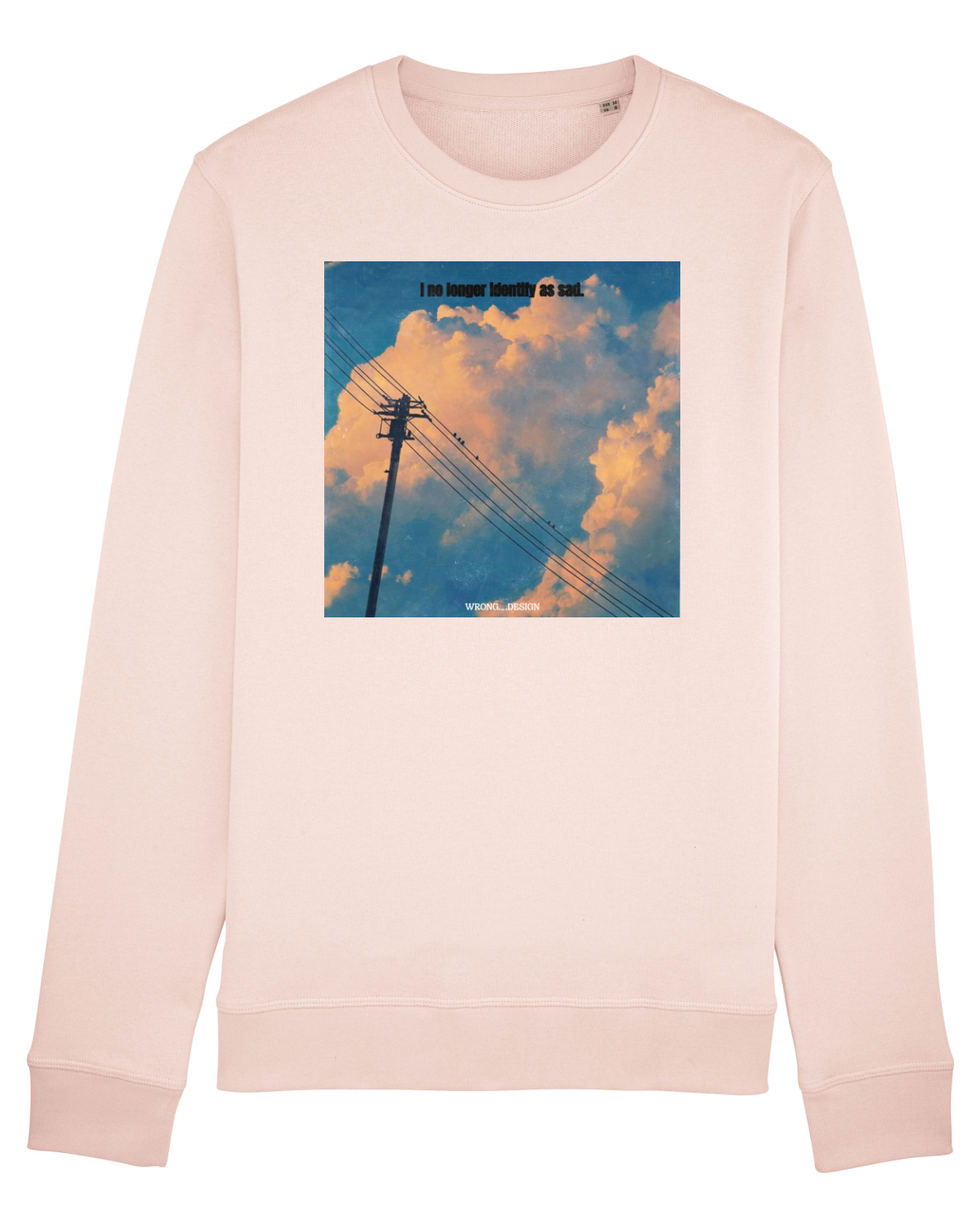 Bluză mânecă lungă Unisex Rise Candy Pink