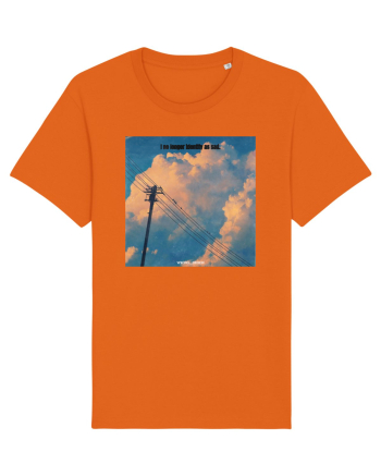 I am no longer sad Bright Orange