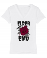 Elder Emo Tricou mânecă scurtă guler V Damă Evoker