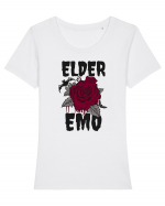 Elder Emo Tricou mânecă scurtă guler larg fitted Damă Expresser