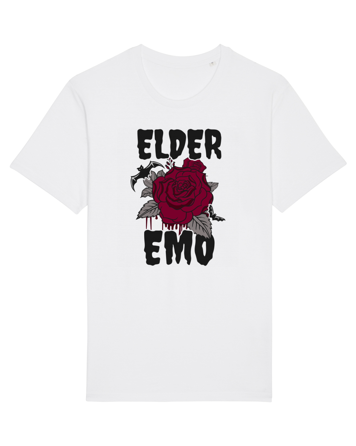 Tricou mânecă scurtă Unisex Rocker White