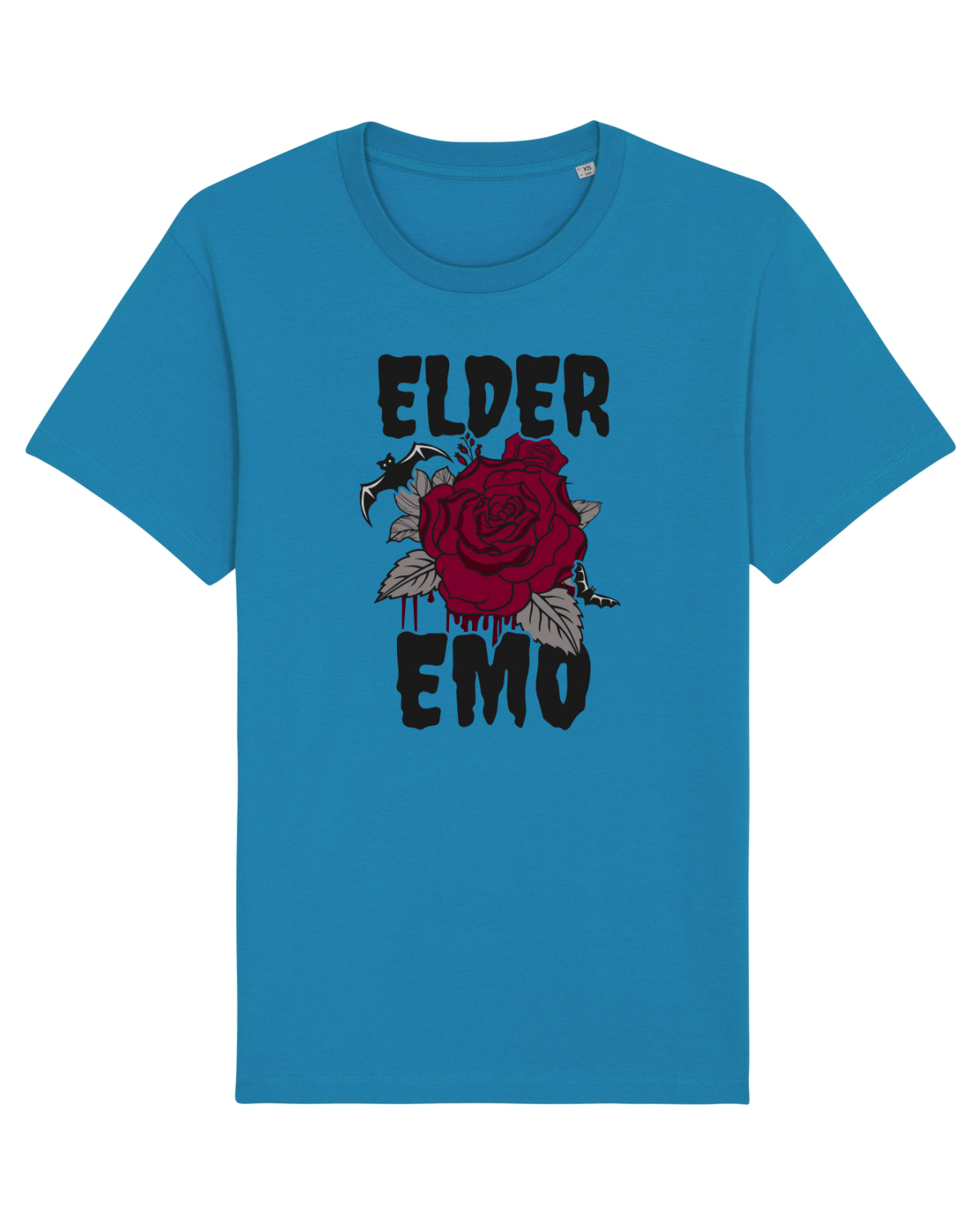 Tricou mânecă scurtă Unisex Rocker Azur