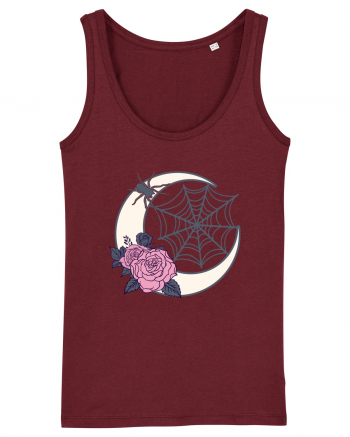 Moon Roses, Spider Net Burgundy