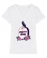 Pretty Dead Tricou mânecă scurtă guler V Damă Evoker