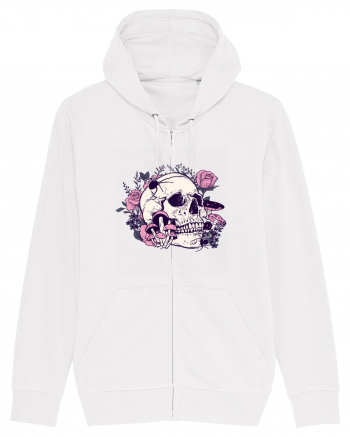 Skull Roses White