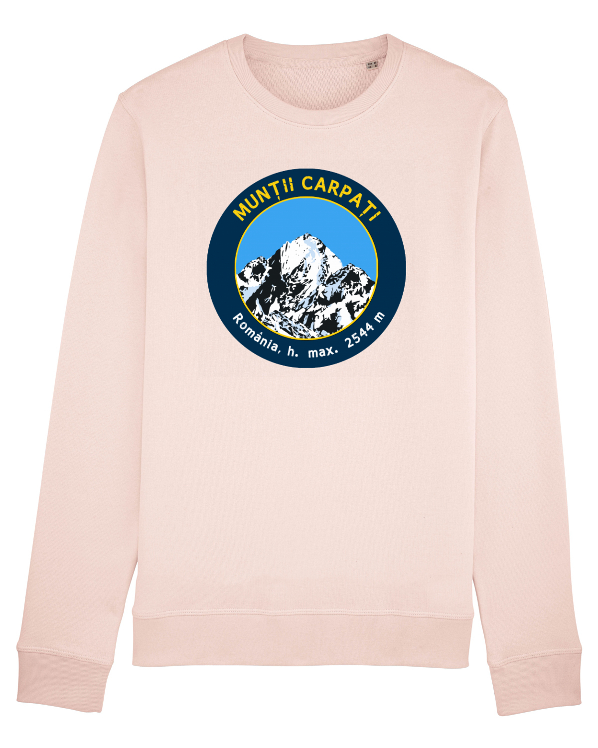 Bluză mânecă lungă Unisex Rise Candy Pink