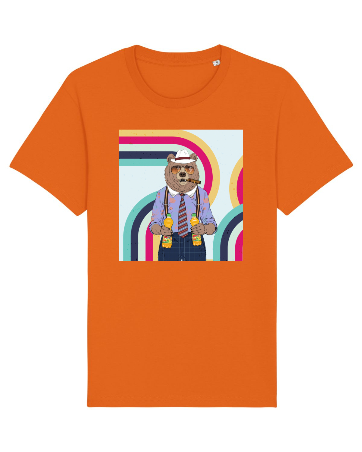 Tricou mânecă scurtă Unisex Rocker Bright Orange