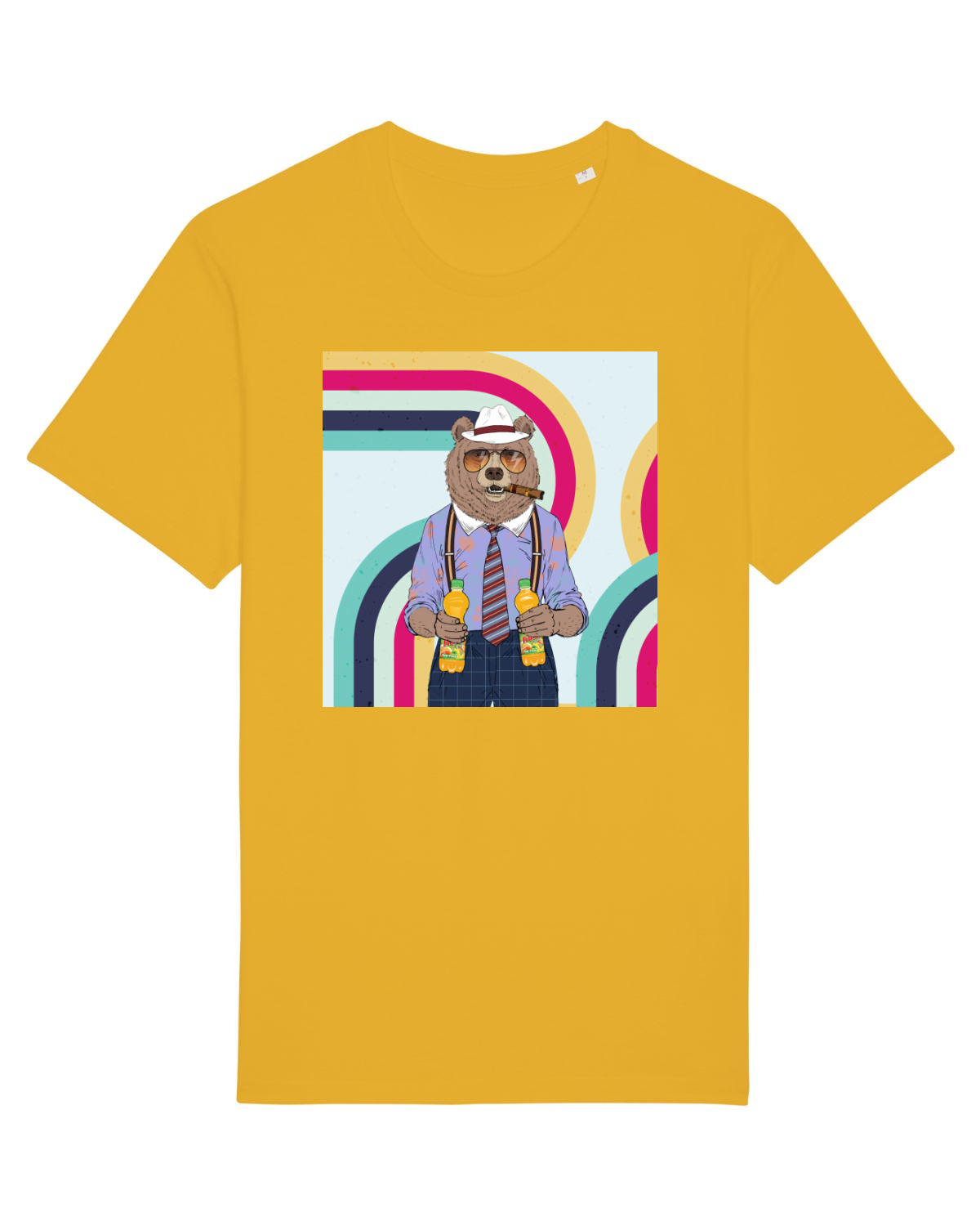 Tricou mânecă scurtă Unisex Rocker Spectra Yellow