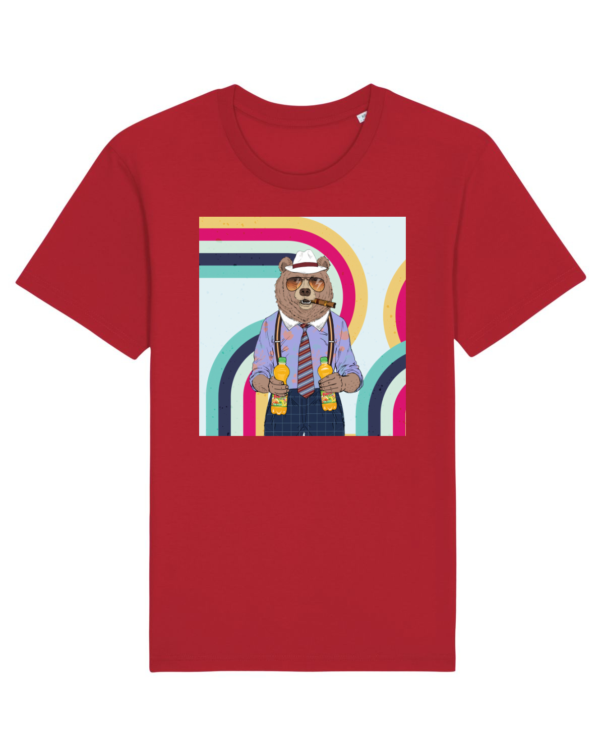 Tricou mânecă scurtă Unisex Rocker Red