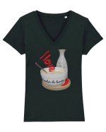 I love ciorbă de burtă Tricou mânecă scurtă guler V Damă Evoker