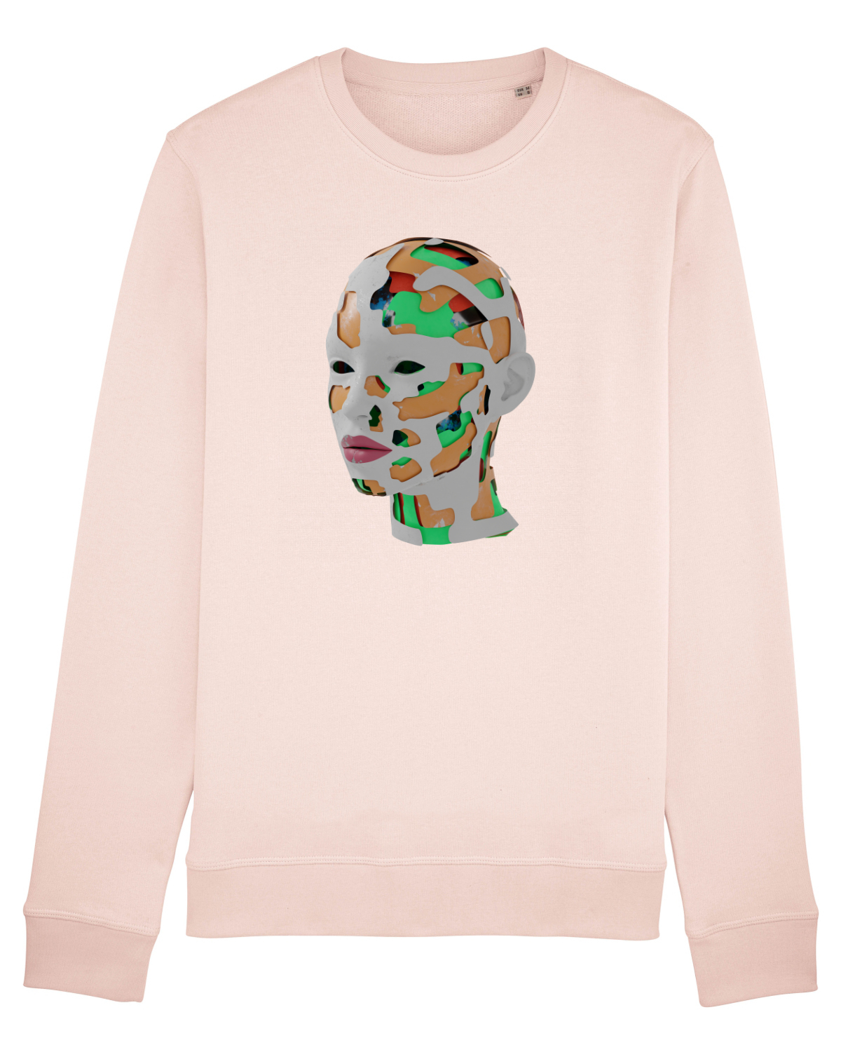 Bluză mânecă lungă Unisex Rise Candy Pink