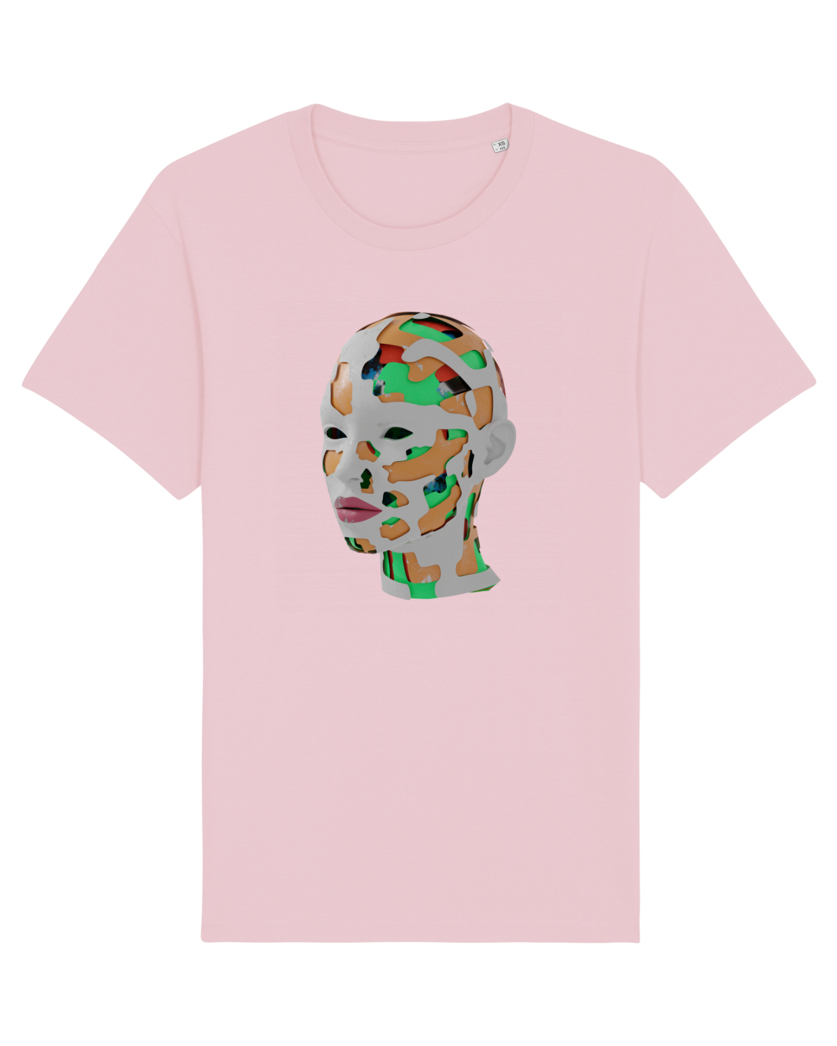 Tricou mânecă scurtă Unisex Rocker Cotton Pink