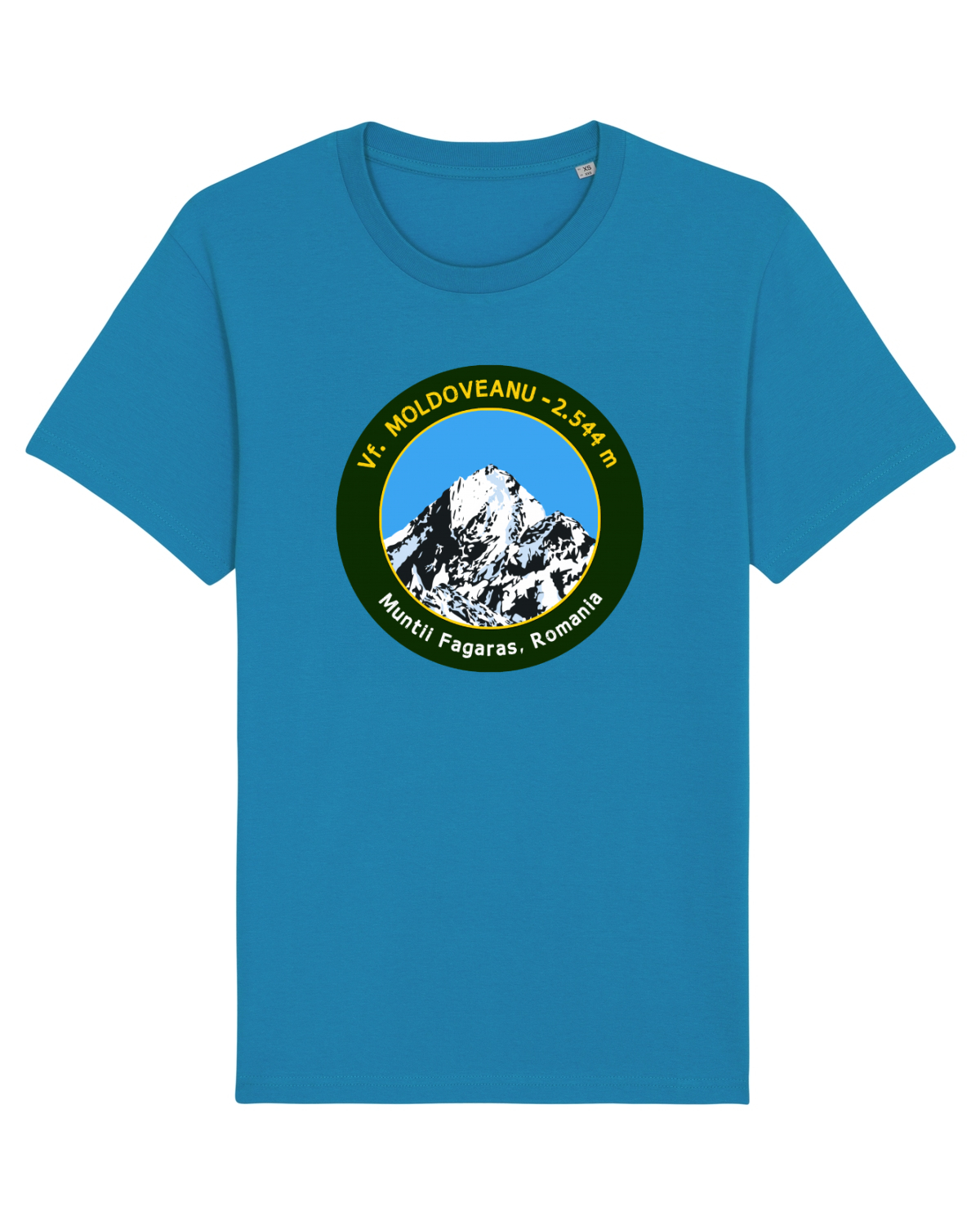 Tricou mânecă scurtă Unisex Rocker Azur