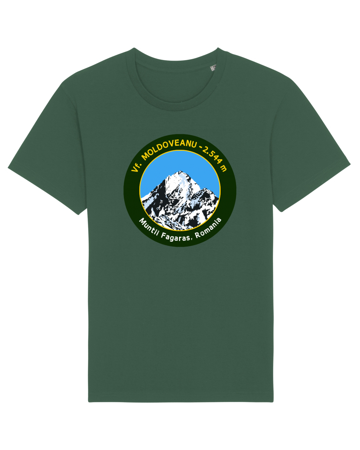 Tricou mânecă scurtă Unisex Rocker Bottle Green