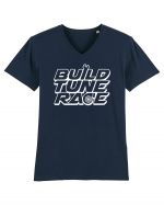 Build Tune Race Tricou mânecă scurtă guler V Bărbat Presenter