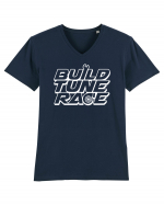 Build Tune Race Tricou mânecă scurtă guler V Bărbat Presenter