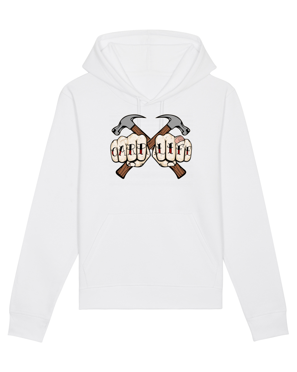 Hanorac Unisex Drummer White