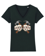 Carpenter life Tricou mânecă scurtă guler V Damă Evoker