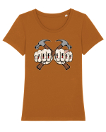 Carpenter life Tricou mânecă scurtă guler larg fitted Damă Expresser