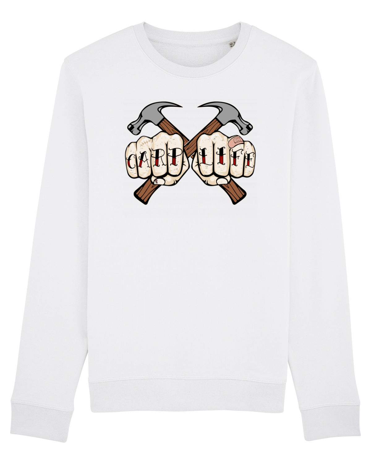 Bluză mânecă lungă Unisex Rise White