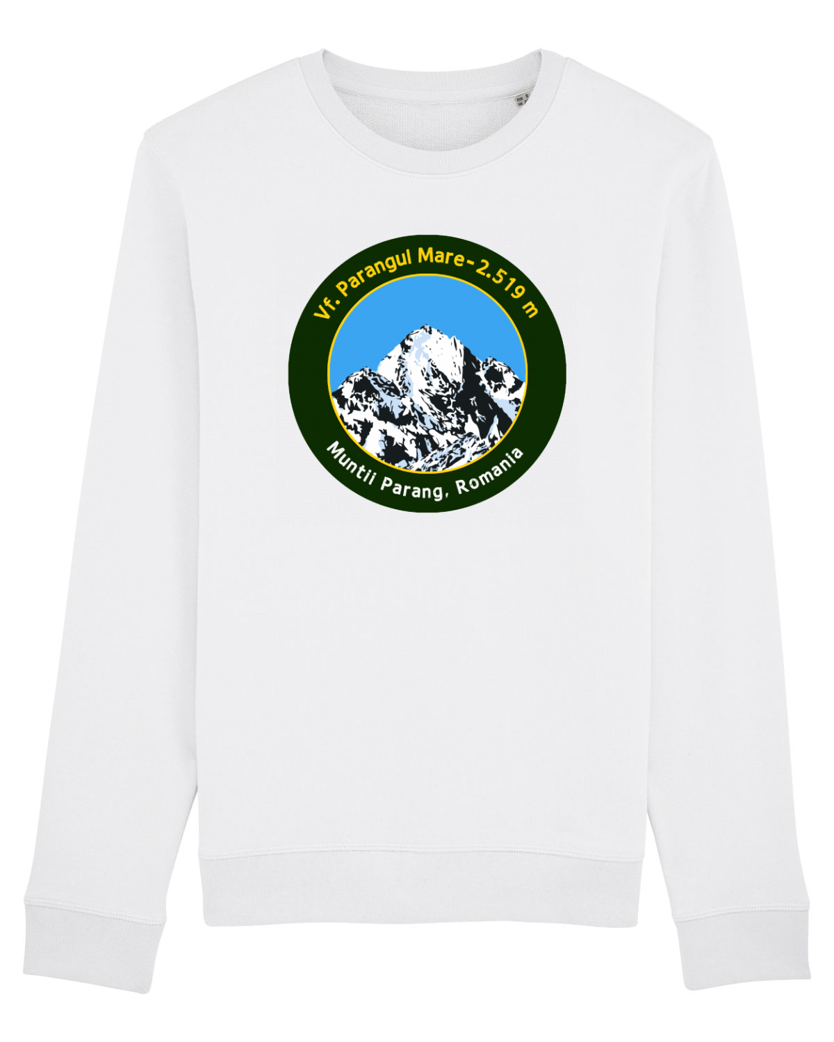 Bluză mânecă lungă Unisex Rise White