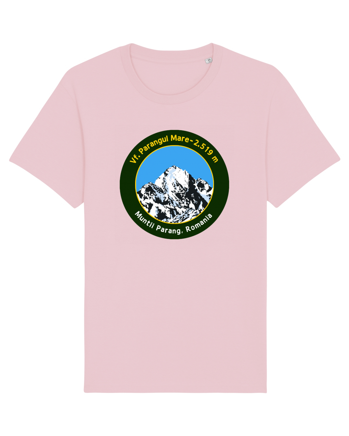 Tricou mânecă scurtă Unisex Rocker Cotton Pink