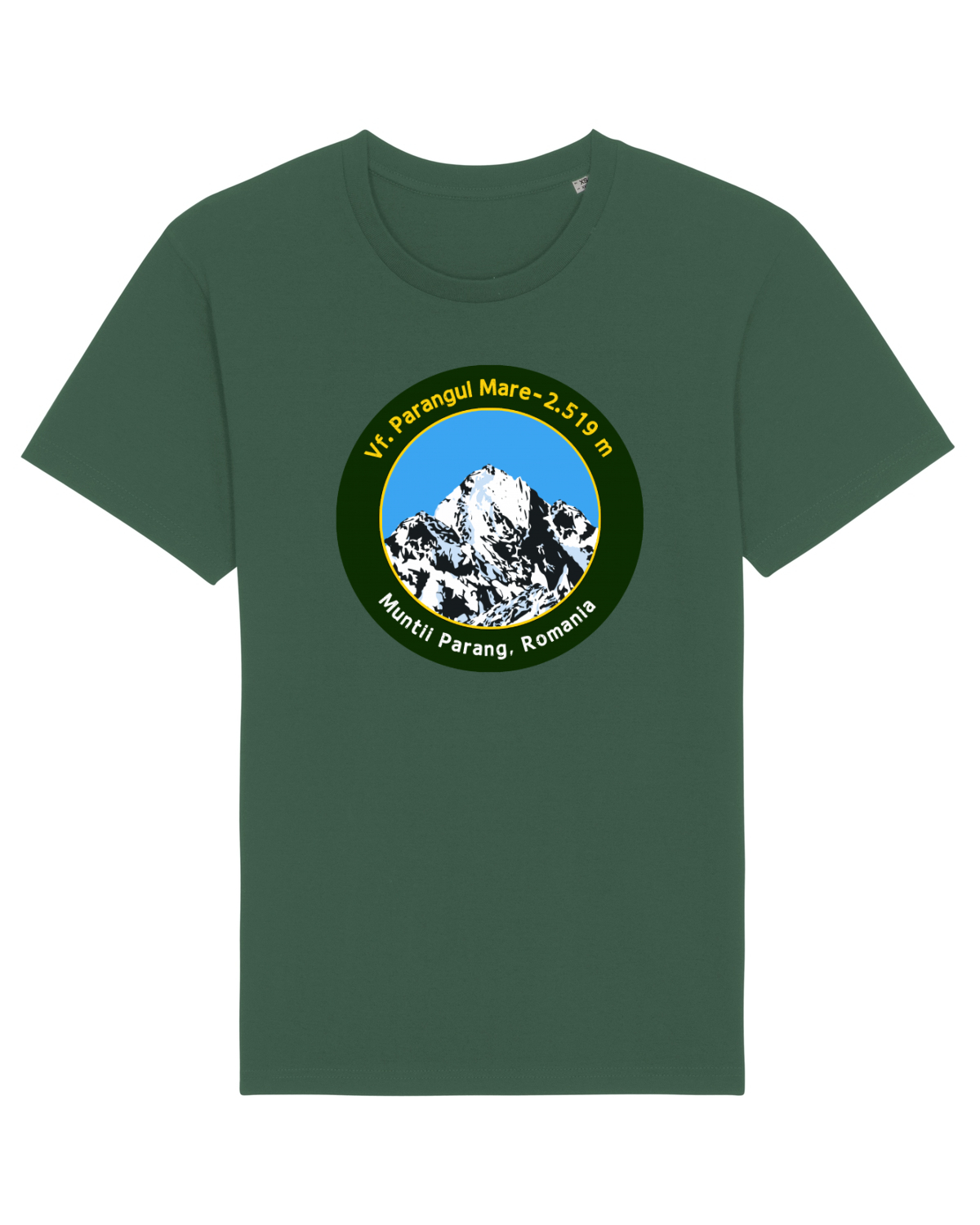 Tricou mânecă scurtă Unisex Rocker Bottle Green