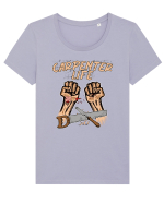 Carpenter Life Tricou mânecă scurtă guler larg fitted Damă Expresser