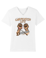 Carpenter Life Tricou mânecă scurtă guler V Bărbat Presenter
