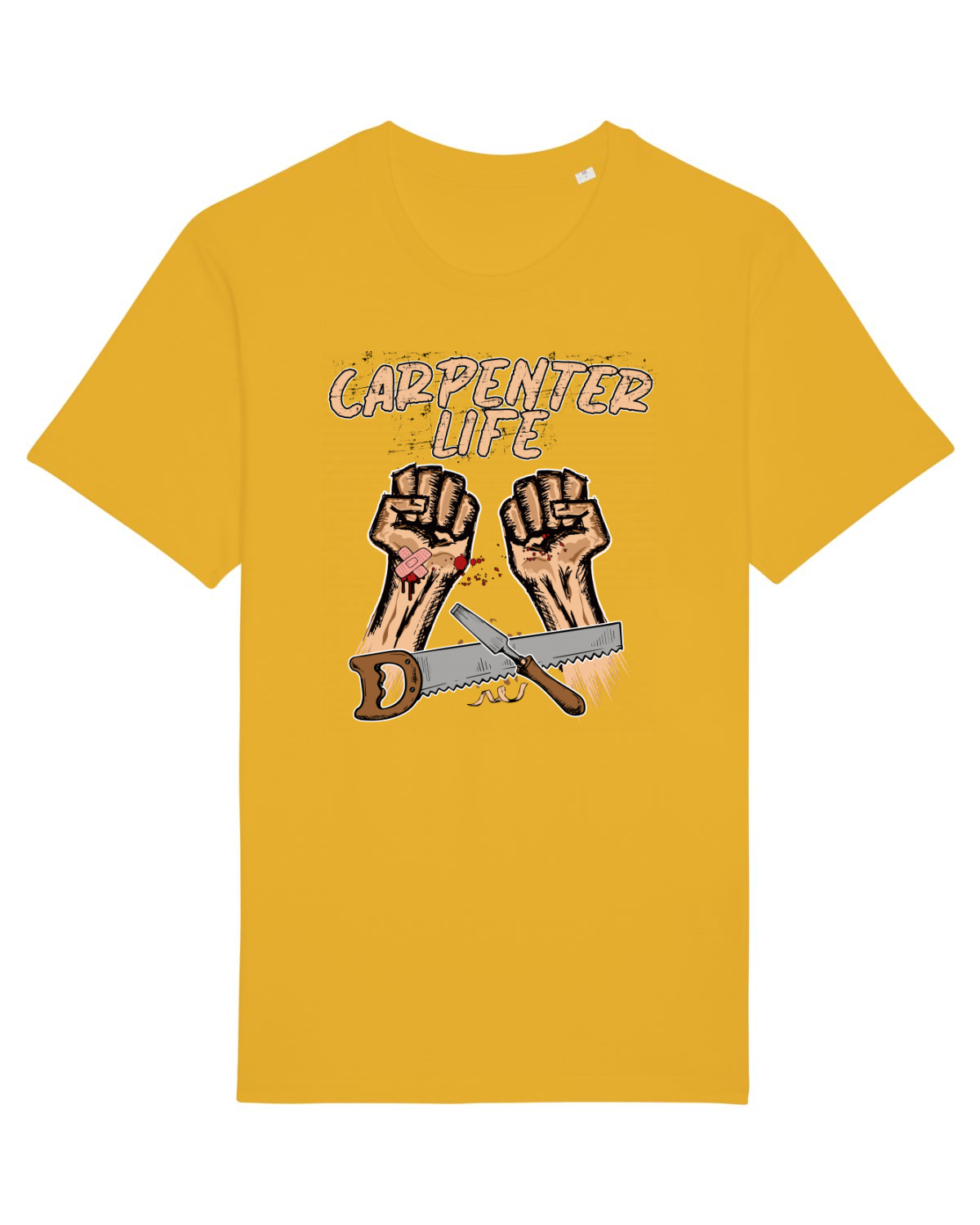 Tricou mânecă scurtă Unisex Rocker Spectra Yellow