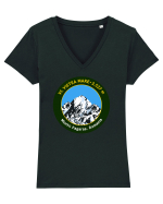 Varful Vistea Mare Tricou mânecă scurtă guler V Damă Evoker