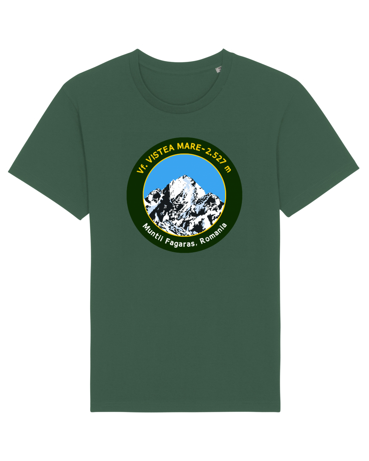 Tricou mânecă scurtă Unisex Rocker Bottle Green