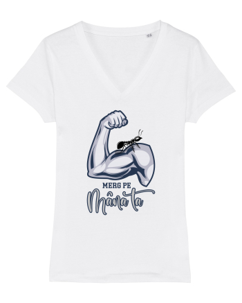 Merg pe mâna ta White