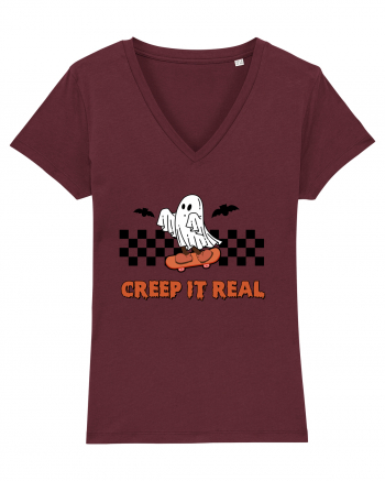 Creep It Real Burgundy