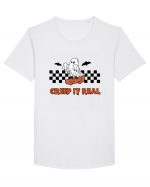 Creep It Real Tricou mânecă scurtă guler larg Bărbat Skater