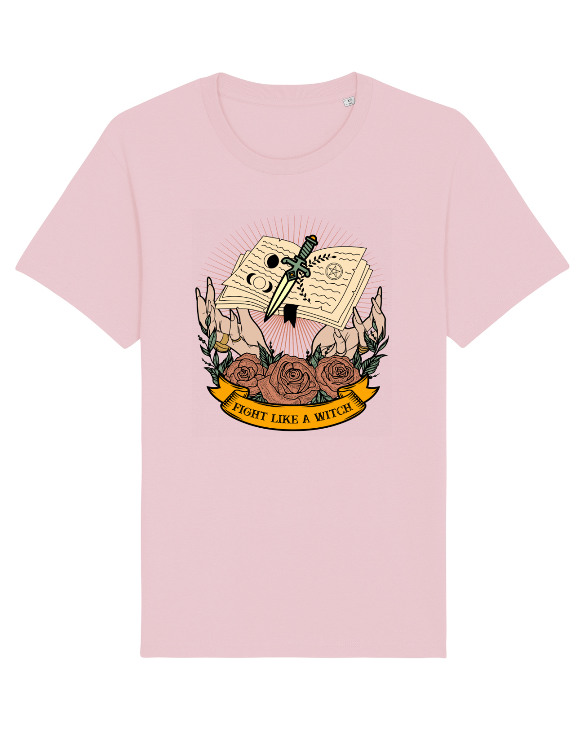 Tricou mânecă scurtă Unisex Rocker Cotton Pink