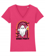 Ghost Party Tricou mânecă scurtă guler V Damă Evoker