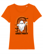 Ghost Party Tricou mânecă scurtă guler larg fitted Damă Expresser