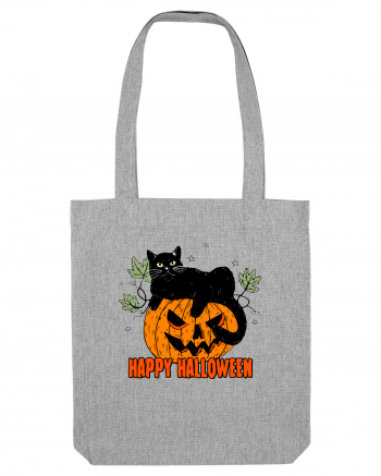 Happy Halloween Meow Heather Grey