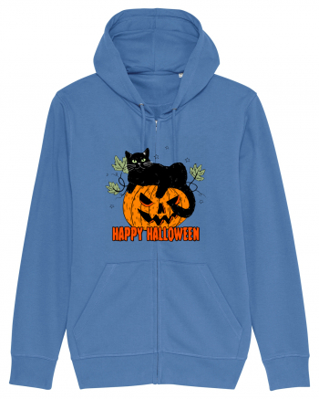 Happy Halloween Meow Bright Blue