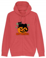 Happy Halloween Meow Hanorac cu fermoar Unisex Connector