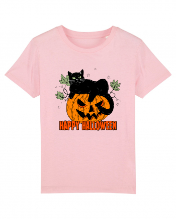 Happy Halloween Meow Cotton Pink