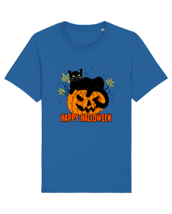 Happy Halloween Meow Royal Blue